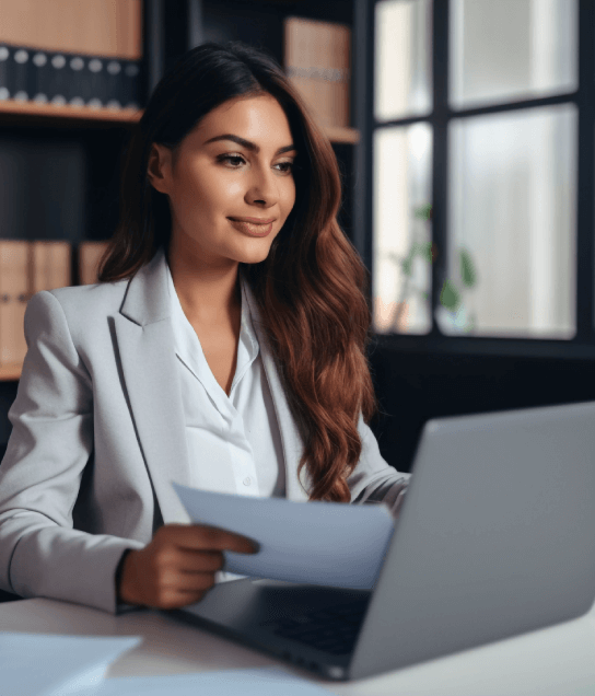 A translator following a clear and precise Birth Certificate translation process in Virginia, ensuring accuracy.