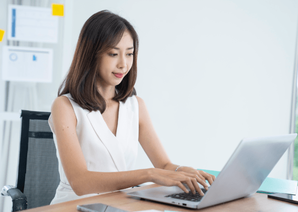 A client reviews a certified birth certificate, using Chinese Translation Services in Virginia for individuals.