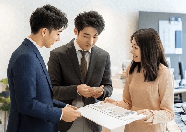 A Virginia realtor reviews a Korean lease translation, using Korean Translation Services in Virginia for real estate.